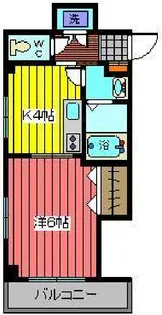 山一青木ステーツ【3階】の間取り