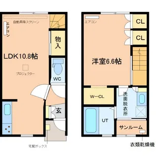 Villa Comfort【1階】の間取り