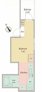 MELDIA町屋【1階】の間取り