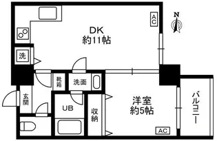富士見坂プレイス【2階】の間取り