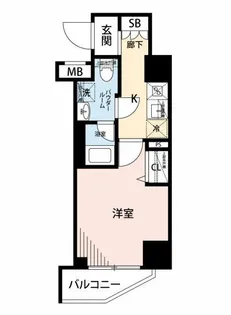 メインステージ浅草II【10階】の間取り