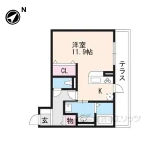 Saisonnier(セゾニエ)【2階】の間取り