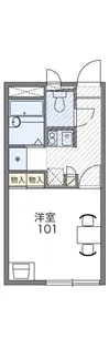 レオパレスイーストIII【2階】の間取り