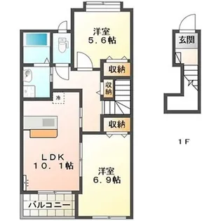 グレイスコート【2階】の間取り