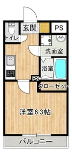 キャピタル戸田【2階】の間取り