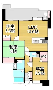 アーティックス柳原町【3階】の間取り