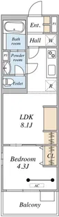 リブリ・西川口III【3階】の間取り