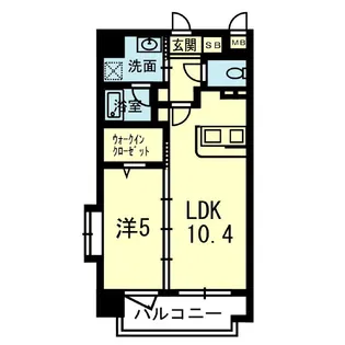 パリス尾ノ上【2階】の間取り