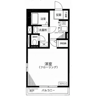 クレストパレス【1階】の間取り