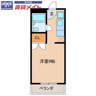 リバーサイド東古河【3階】の間取り