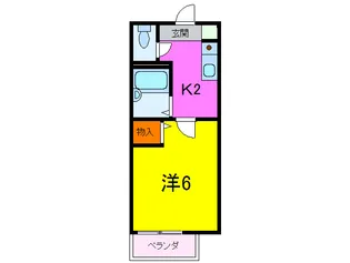 魚崎雅ハイツ【2階】の間取り