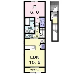 エルカミーノ【2階】の間取り