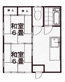 コーポ伊長【2階】の間取り