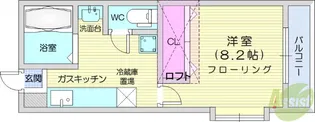 パルコール旭ヶ丘2【1階】の間取り
