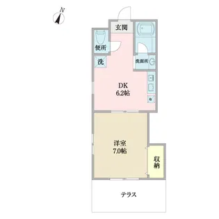 パークリフ【1階】の間取り