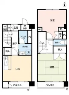 エストレージュ文京千駄木【8階】の間取り