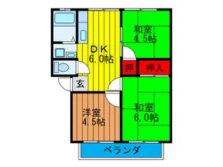 ネオコ-ポソシアル【1階】の間取り