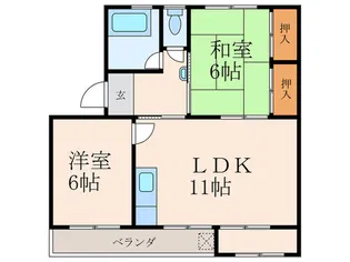 コーポラス高島【2階】の間取り
