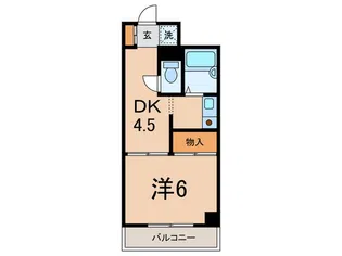 みなともハイツ北千束【2階】の間取り