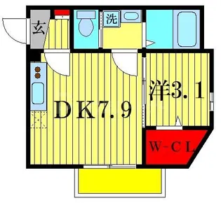 ルアナメゾン馬橋02【2階】の間取り