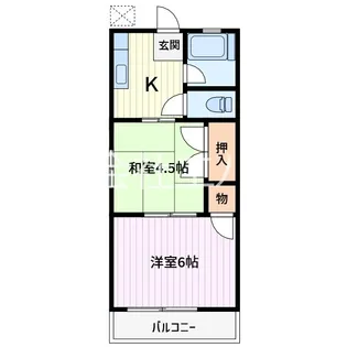 カトレア荘【2階】の間取り