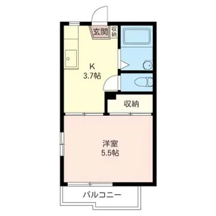 幸和ハイツ【2階】の間取り