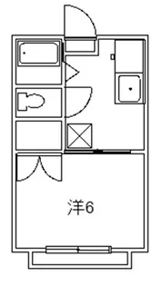 ハイツピュア【1階】の間取り