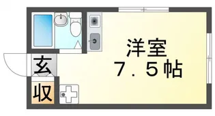 平田ハイツ【2階】の間取り