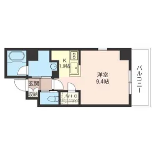 レジデンス品川【4階】の間取り