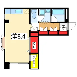 ドミシル旭町【3階】の間取り