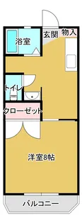 ベルハウスオレンジ【1階】の間取り