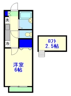 スマイル ハピネス【2階】の間取り