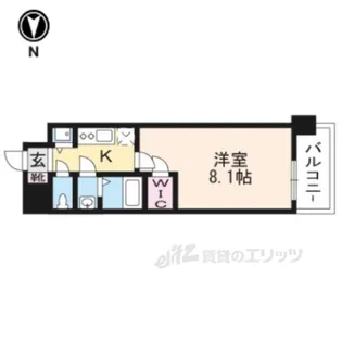 エスリード京都梅小路【3階】の間取り