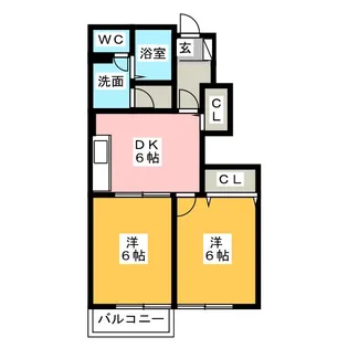 アンテプリマ【1階】の間取り