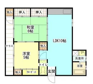 ハイム照波園【2階】の間取り