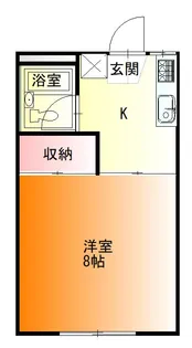 ベルディア浜町【1階】の間取り