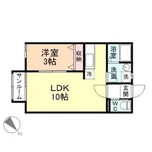 GREEN GABLES【1階】の間取り