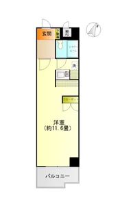 1Kの間取り画像