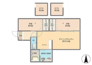 グレイスリーコート大森【2階】の間取り
