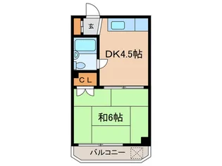 等々力フラワーガーデン【3階】の間取り