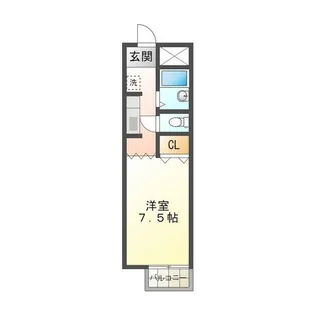 トップコート【1階】の間取り