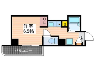 アクアコ-ト廿日市【6階】の間取り