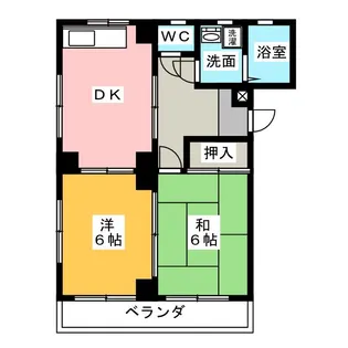 ジュン ウェーブ【3階】の間取り
