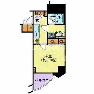 コンシェリア芝公園【11階】の間取り