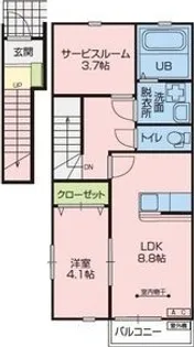 NOVA era【2階】の間取り