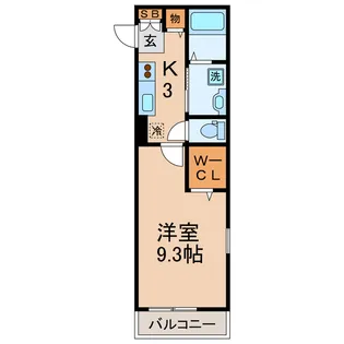 神奈川県横浜市保土ヶ谷区権太坂1【アパート】の間取り