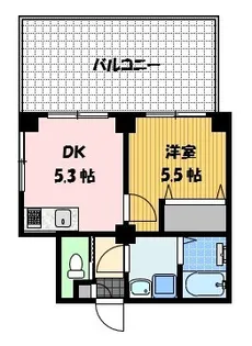 さつき荘【2階】の間取り