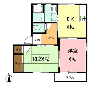 フォーレス後藤【1階】の間取り