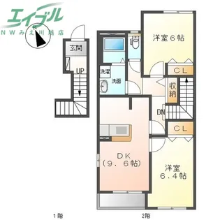 ミレーニア【2階】の間取り