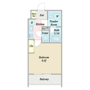 VIVRE【2階】の間取り